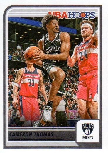 2023-24 Panini Hoops #64 Cameron Thomas - Nets